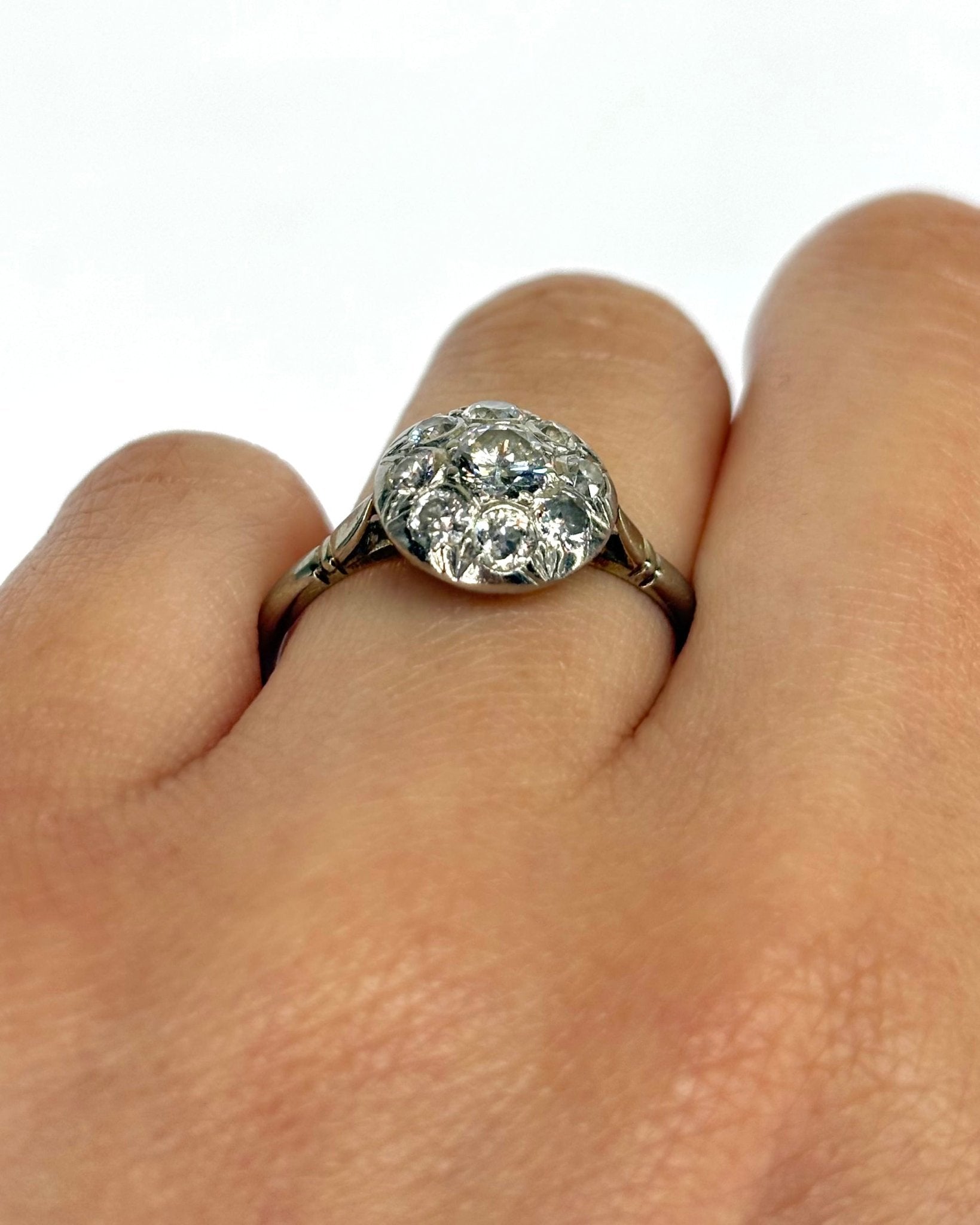 Bague Art - Déco Diamants 0.76 carat "Ginevra" - Elliade Paris