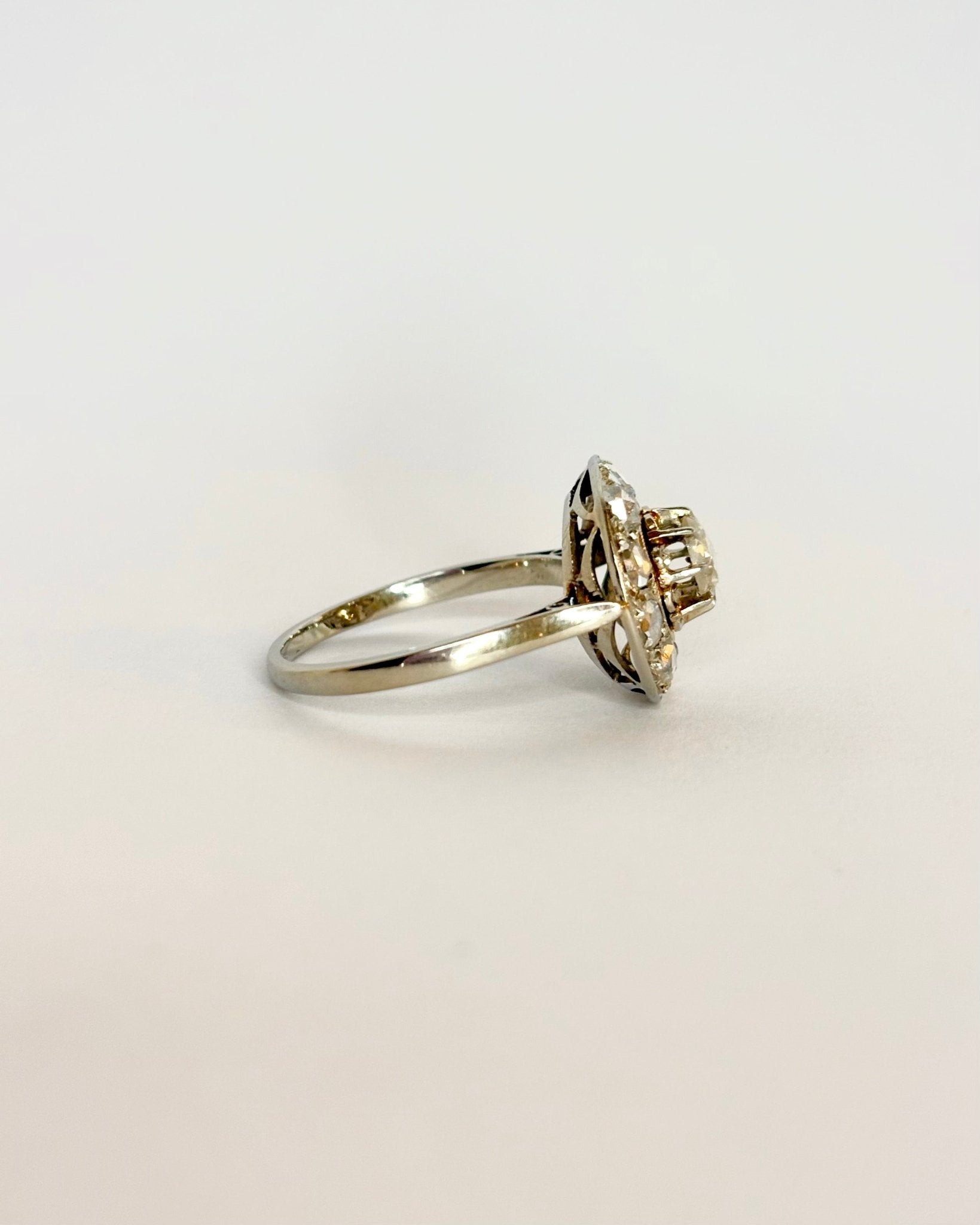 Bague Art - Déco Diamants 0.80 ct "Yélina" - Elliade Paris