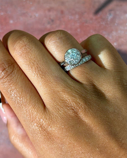 Bague Art-Déco Diamants 0.81 carat "Meryl" - Elliade Paris