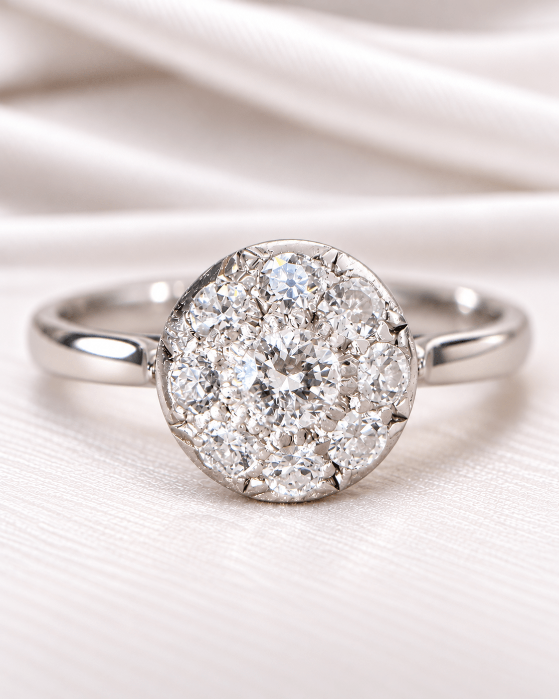 Bague Art-Déco Diamants 0.81 carat "Meryl" - Elliade Paris