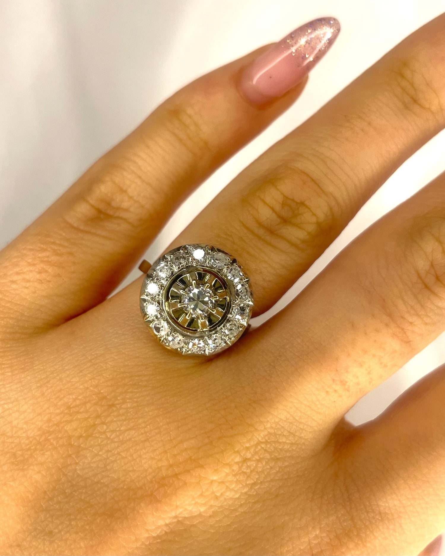 Bague Art Déco Diamants 0.81 carat "Nolween" - Elliade Paris