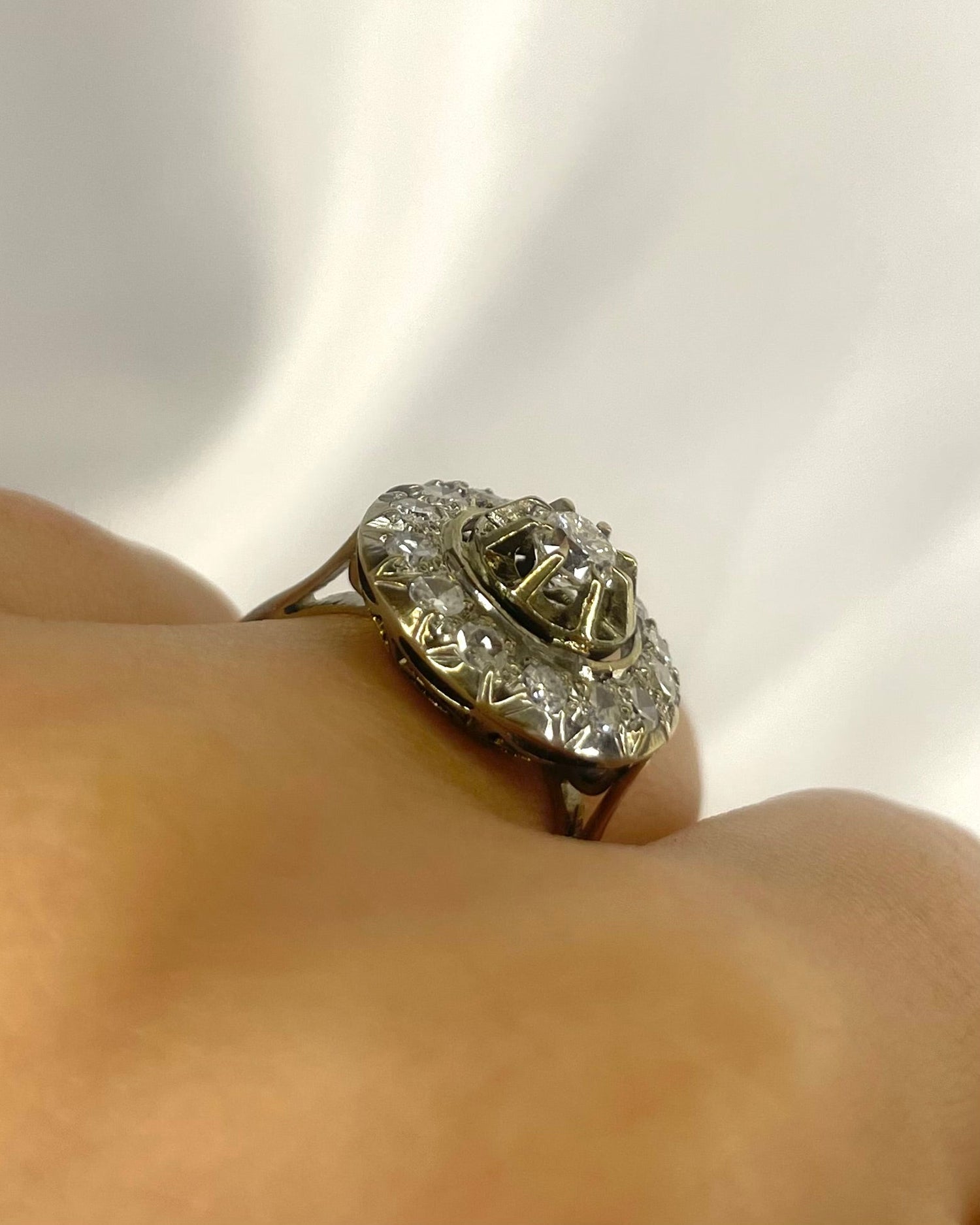 Bague Art Déco Diamants 0.81 carat "Nolween" - Elliade Paris