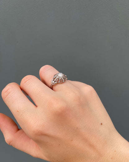 Bague Art Déco Diamants 0,83 carat &quot;Dolci&quot; - Elliade Paris