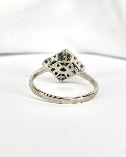 Bague Art - Déco Diamants 0.87 carat "Alina" - Elliade Paris