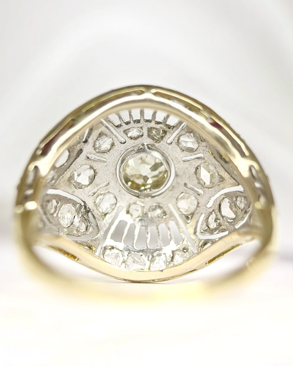 Bague Art-Déco Diamants 0.87 carat "Zeya" - Elliade Paris