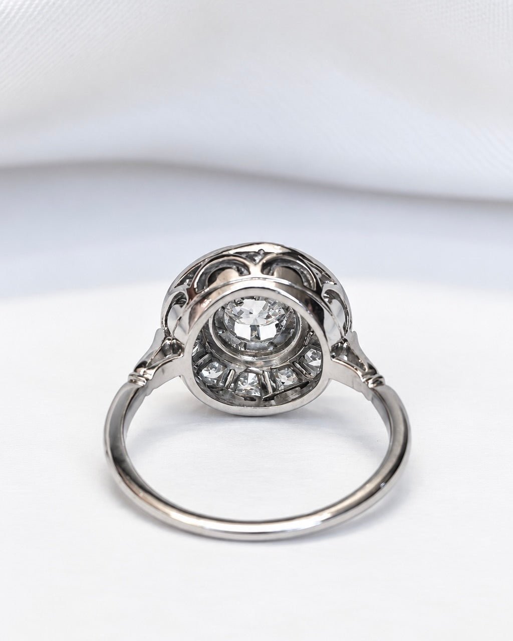 Bague Art-Déco Diamants 0.98 carat 4.24g "Jaelle" - Elliade Paris