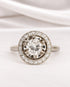 Bague Art-Déco Diamants 1.02 carat "Adeline" - Elliade Paris