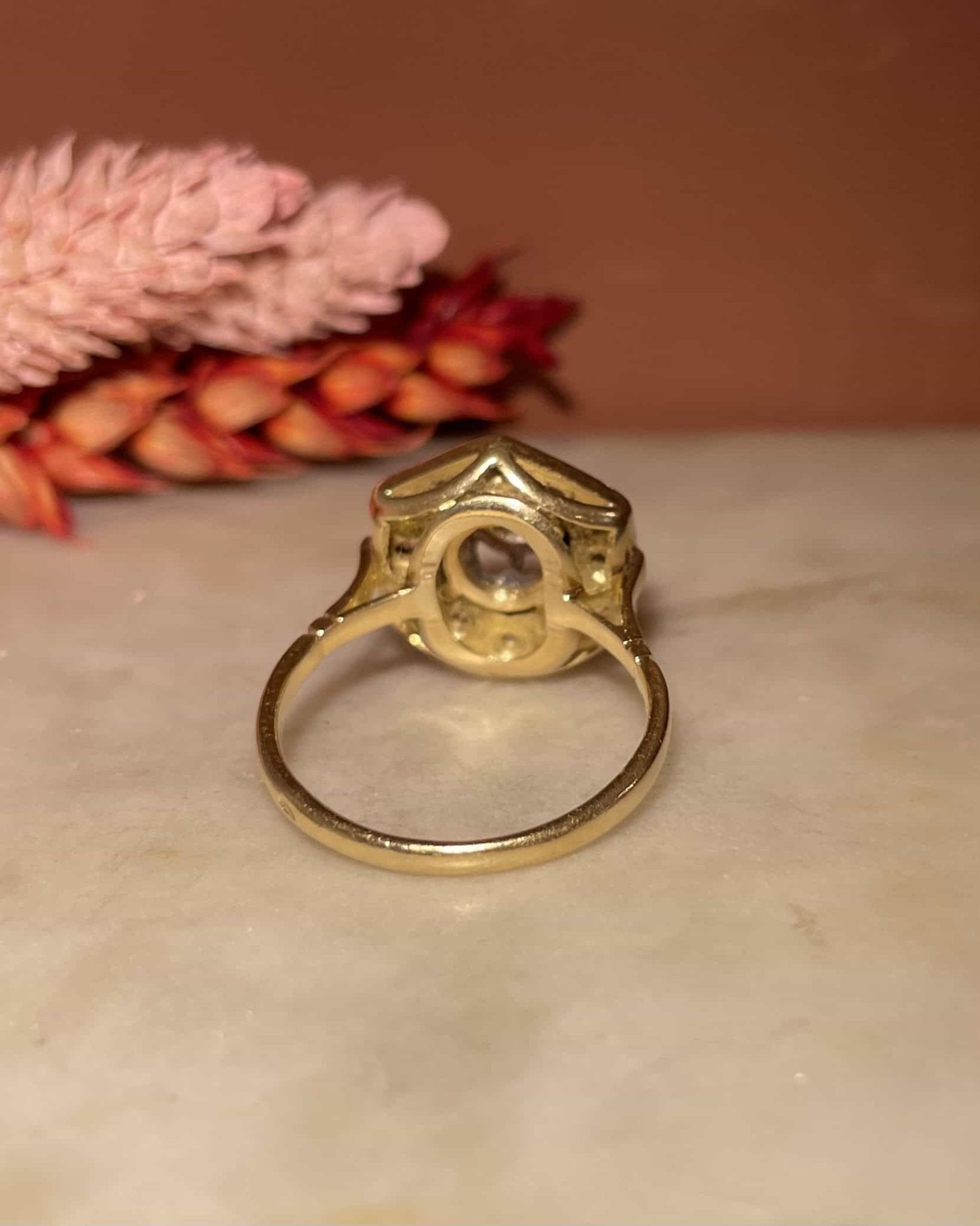 Bague Art - déco Diamants 1.10 carat "Fidji" - Elliade Paris