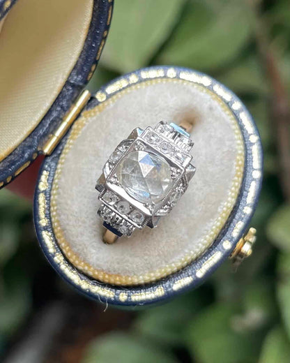 Bague Art - Déco Diamants 1.24 Carat &quot;Nyal&quot; - Elliade Paris