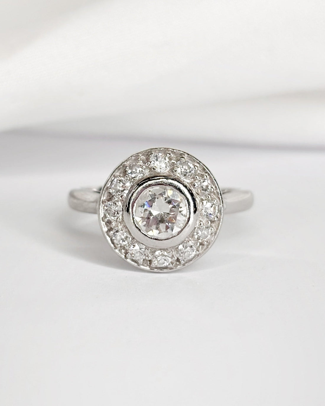 Bague Art - Déco Diamants 1.28 carat "Molly" - Elliade Paris