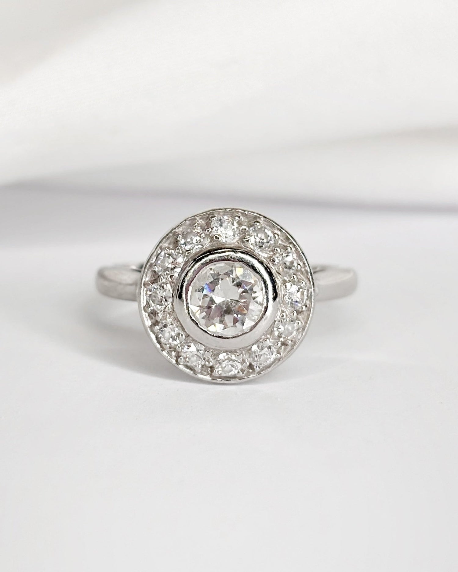 Bague Art - Déco Diamants 1.28 carat "Molly" - Elliade Paris