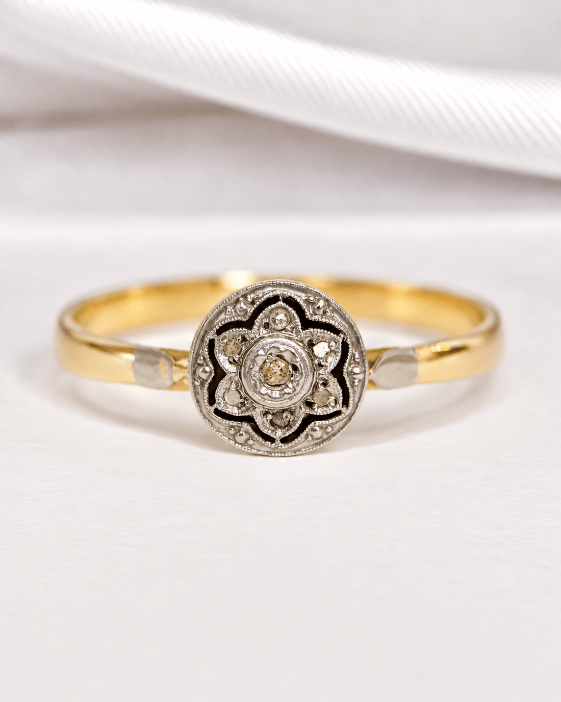 Bague Art-Déco Diamants "Abigael" - Elliade Paris