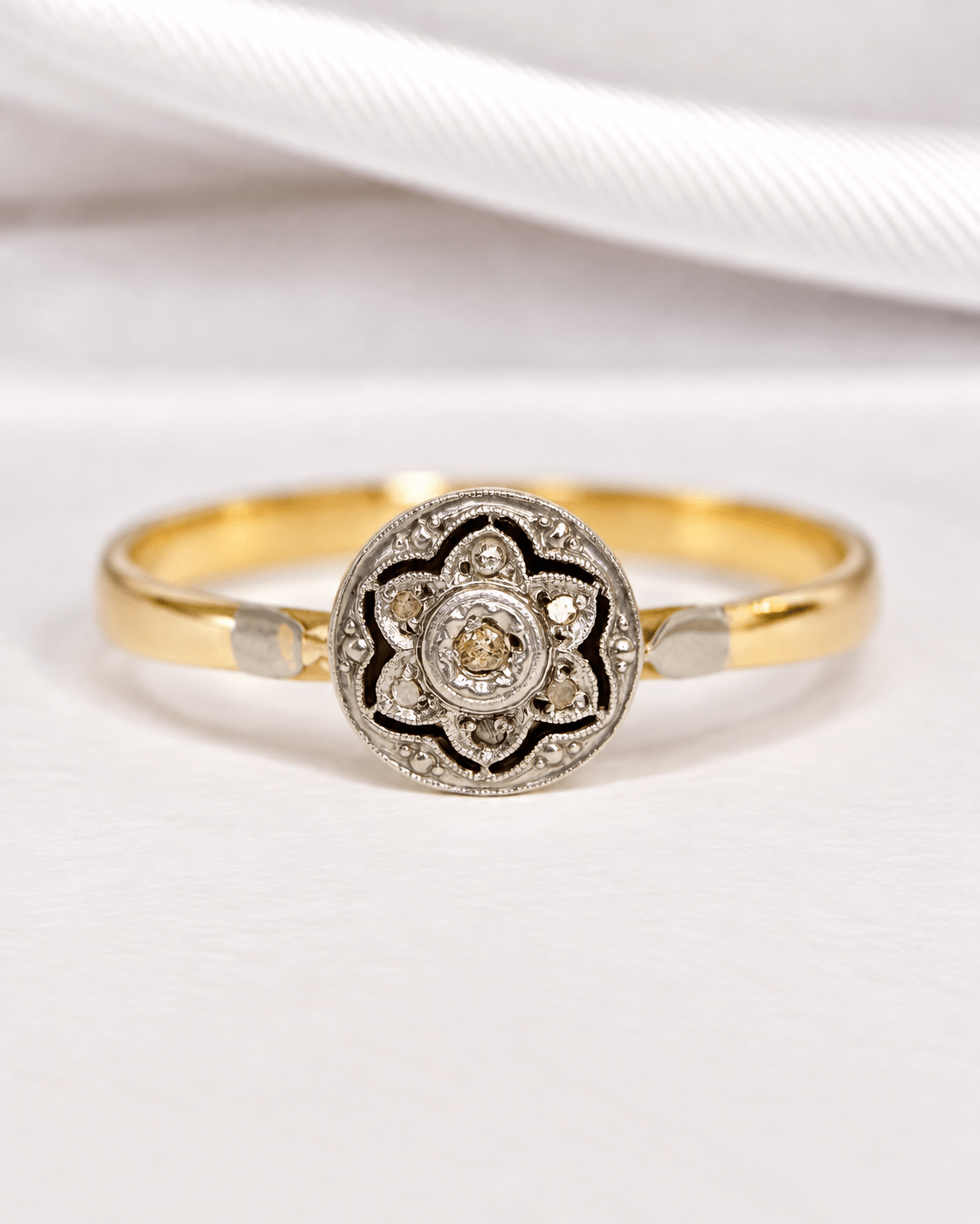 Bague Art-Déco Diamants "Abigael" - Elliade Paris