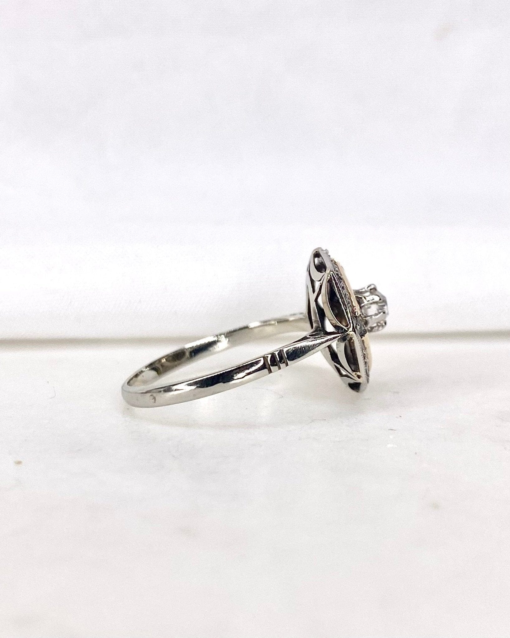 Bague Art Déco Diamants "Aléonore" - Elliade Paris
