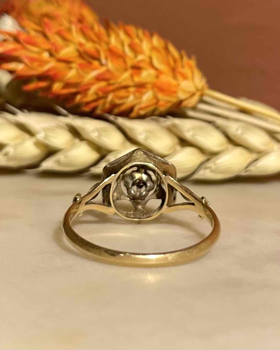 Bague Art - déco Diamants &quot;Alexane&quot; - Elliade Paris