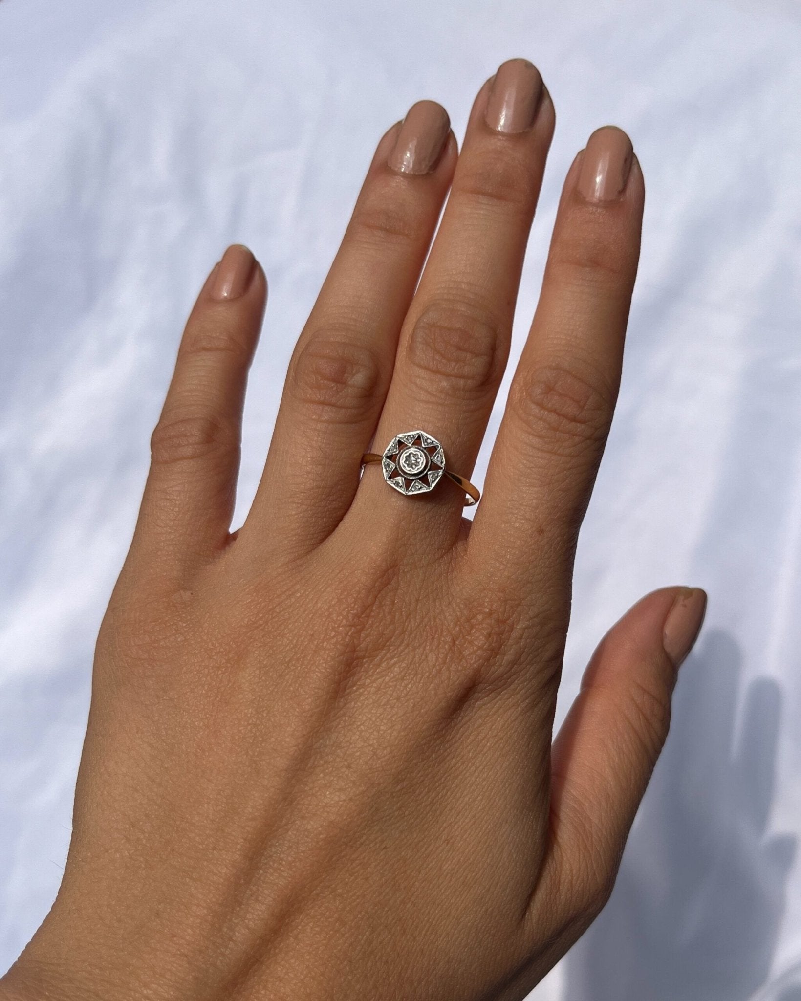 Bague art déco diamants "Amalia" - Elliade Paris