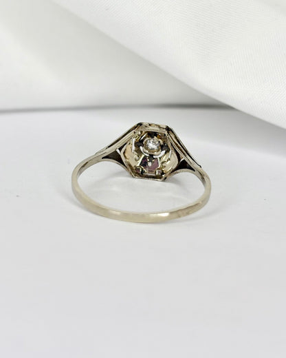 Bague Art Déco Diamants &quot;Ambrine&quot; - Elliade Paris