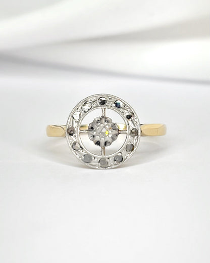 Bague Art - Déco Diamants "Ania" - Elliade Paris