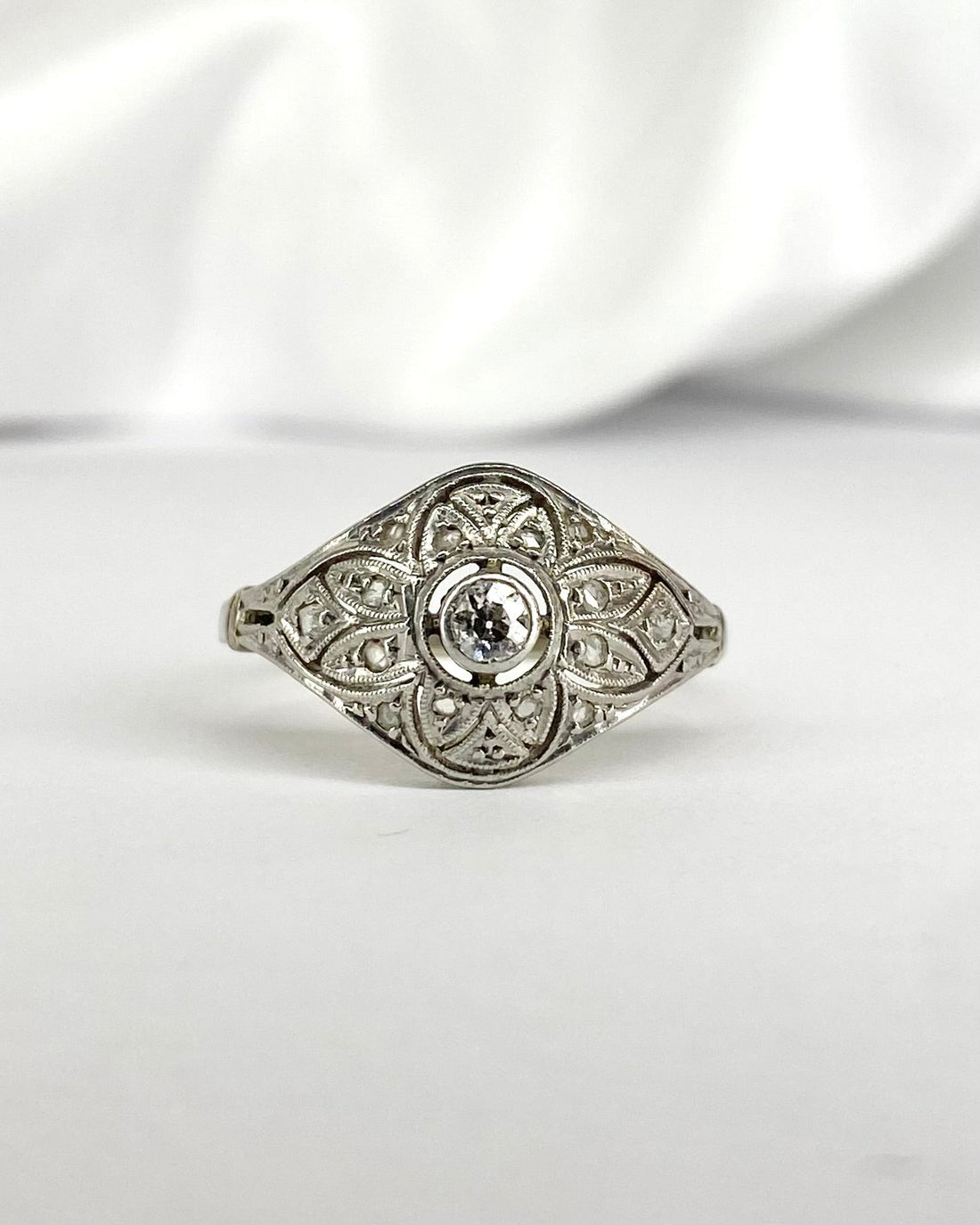 Bague Art Déco Diamants "Asma" - Elliade Paris