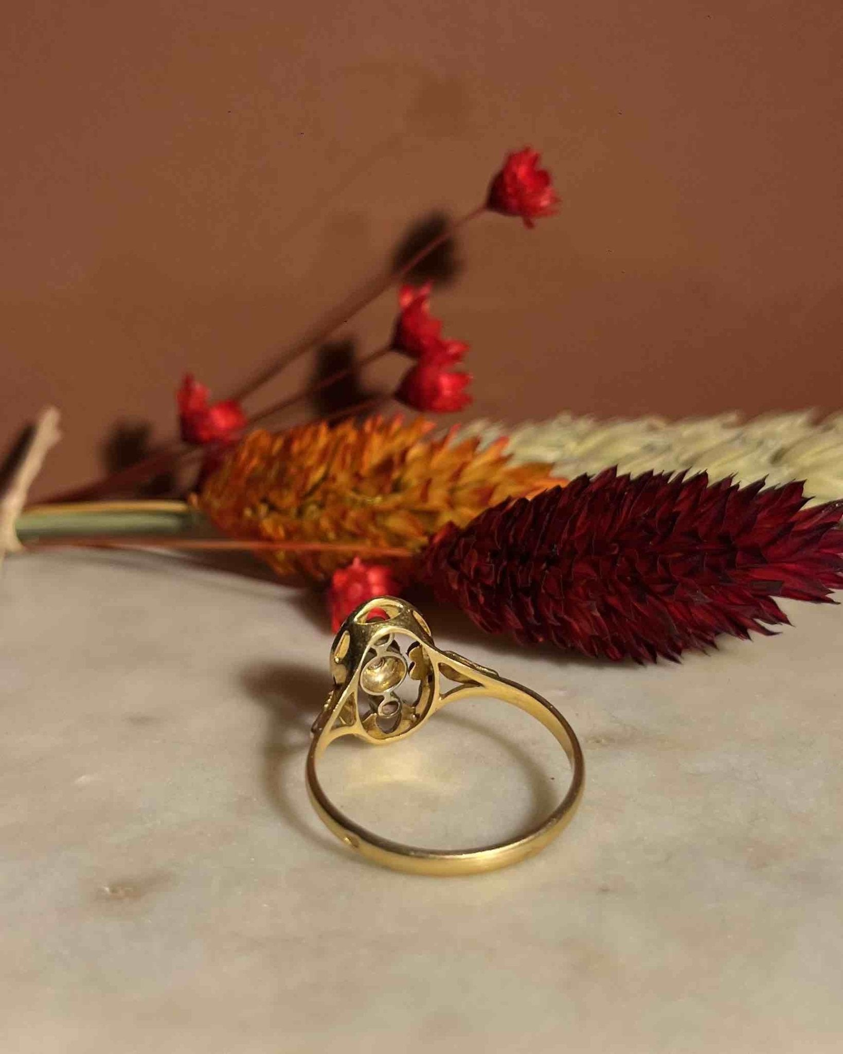Bague Art - déco diamants "Azealia" - Elliade Paris