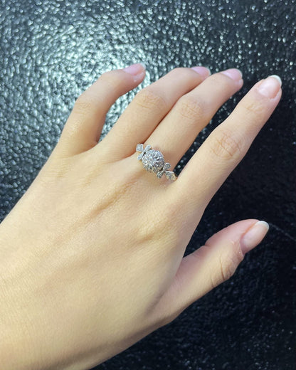 Bague Art - déco Diamants &quot;Brenda&quot; - Elliade Paris