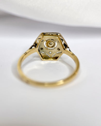 Bague Art-Déco Diamants "Capucine" - Elliade Paris