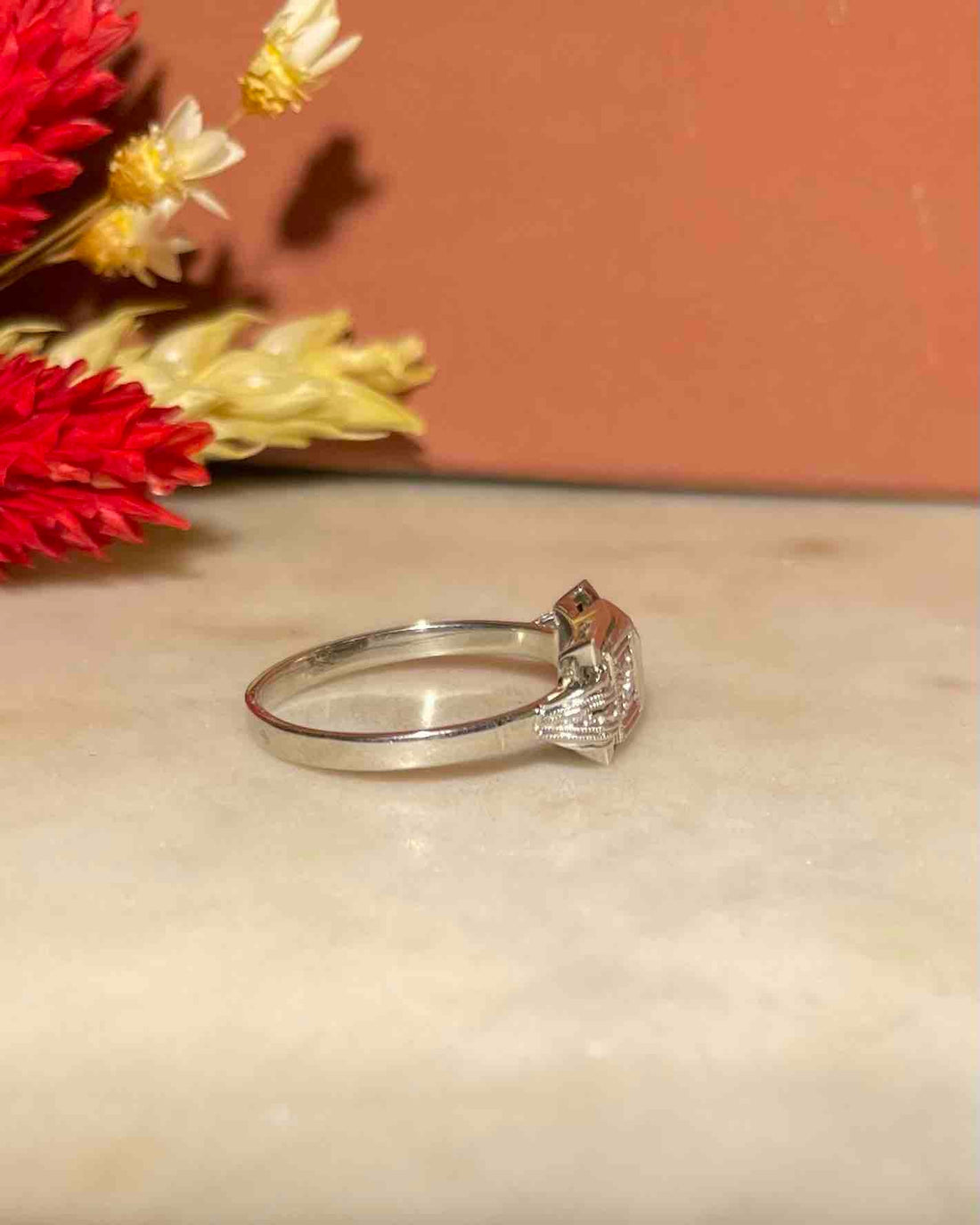Bague Art - Déco Diamants &quot;Chantal&quot; - Elliade Paris