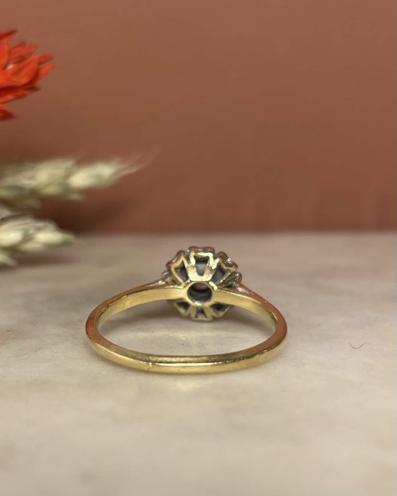 Bague Art - Déco Diamants &quot;Charlette&quot; - Elliade Paris