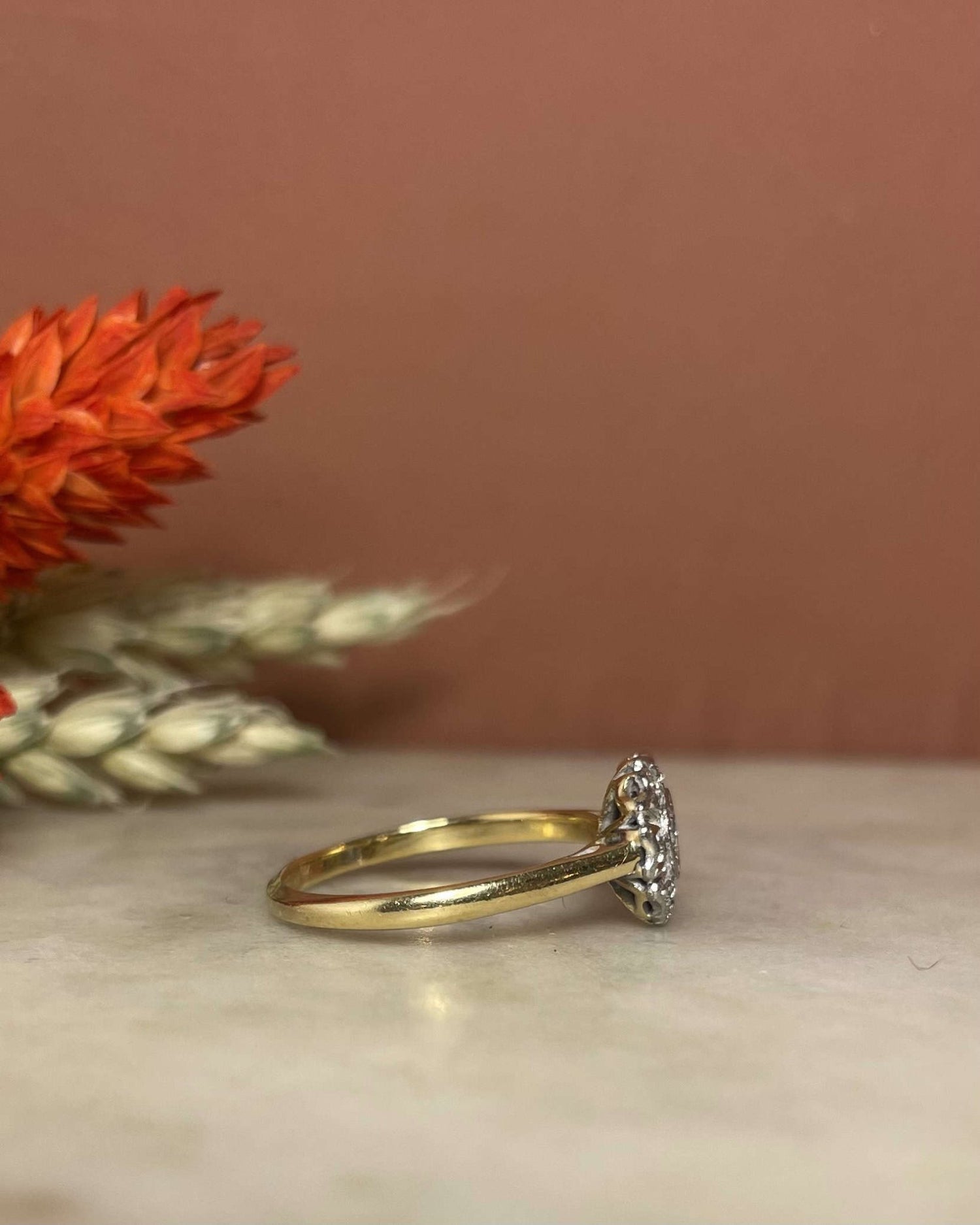 Bague Art - Déco Diamants &quot;Charlette&quot; - Elliade Paris