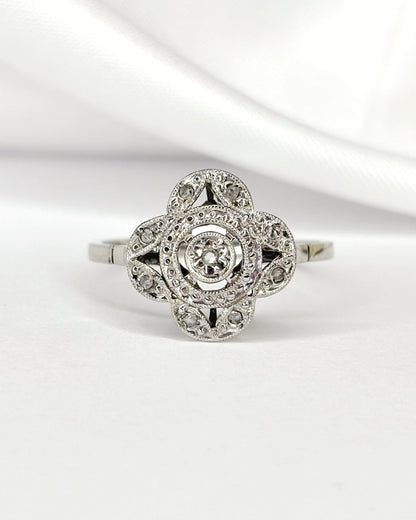 Bague Art - Déco Diamants "Chloé" - Elliade Paris