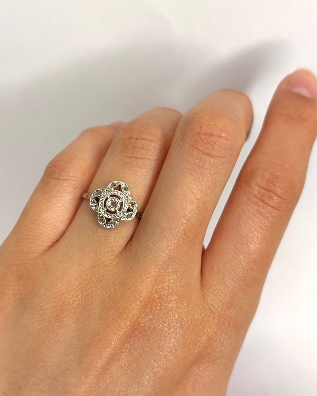 Bague Art - Déco Diamants "Chloé" - Elliade Paris