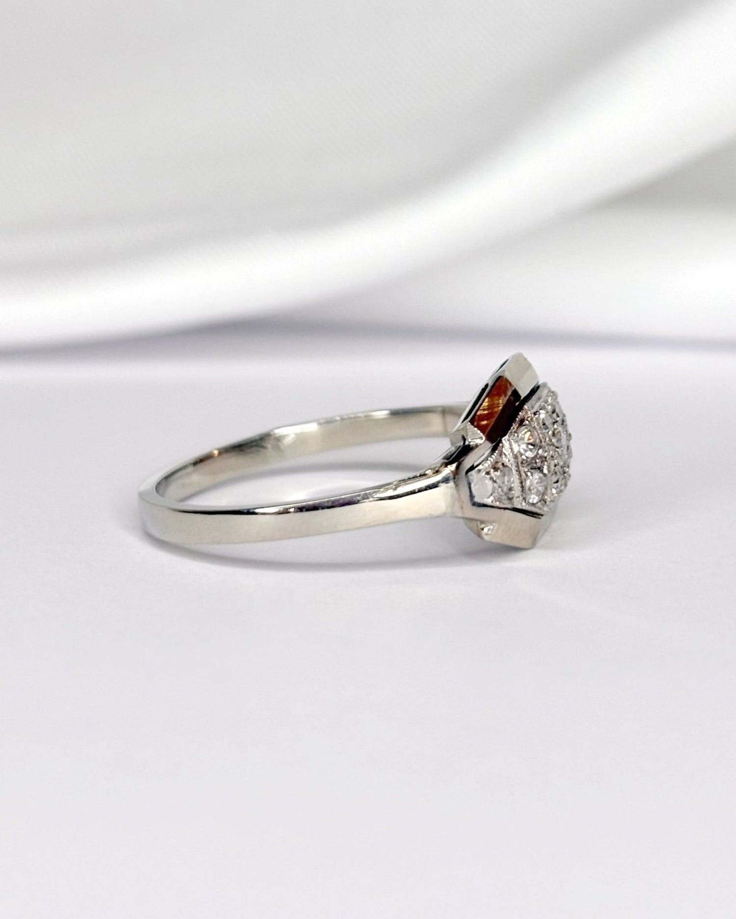 Bague Art Déco Diamants "Claire" - Elliade Paris