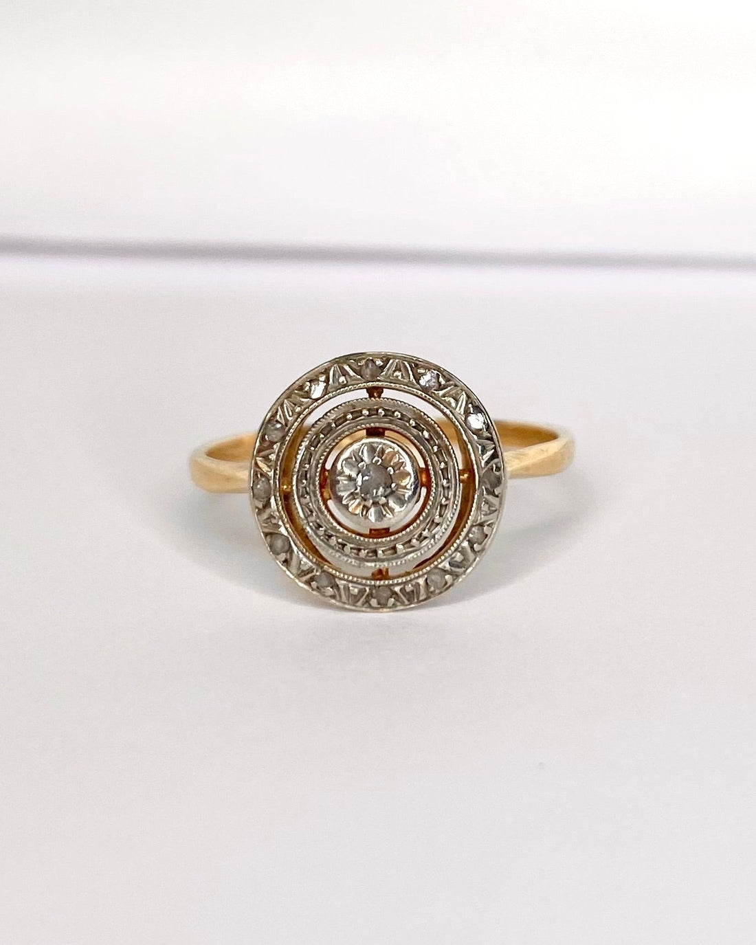 Bague Art - Déco Diamants "Clara" - Elliade Paris