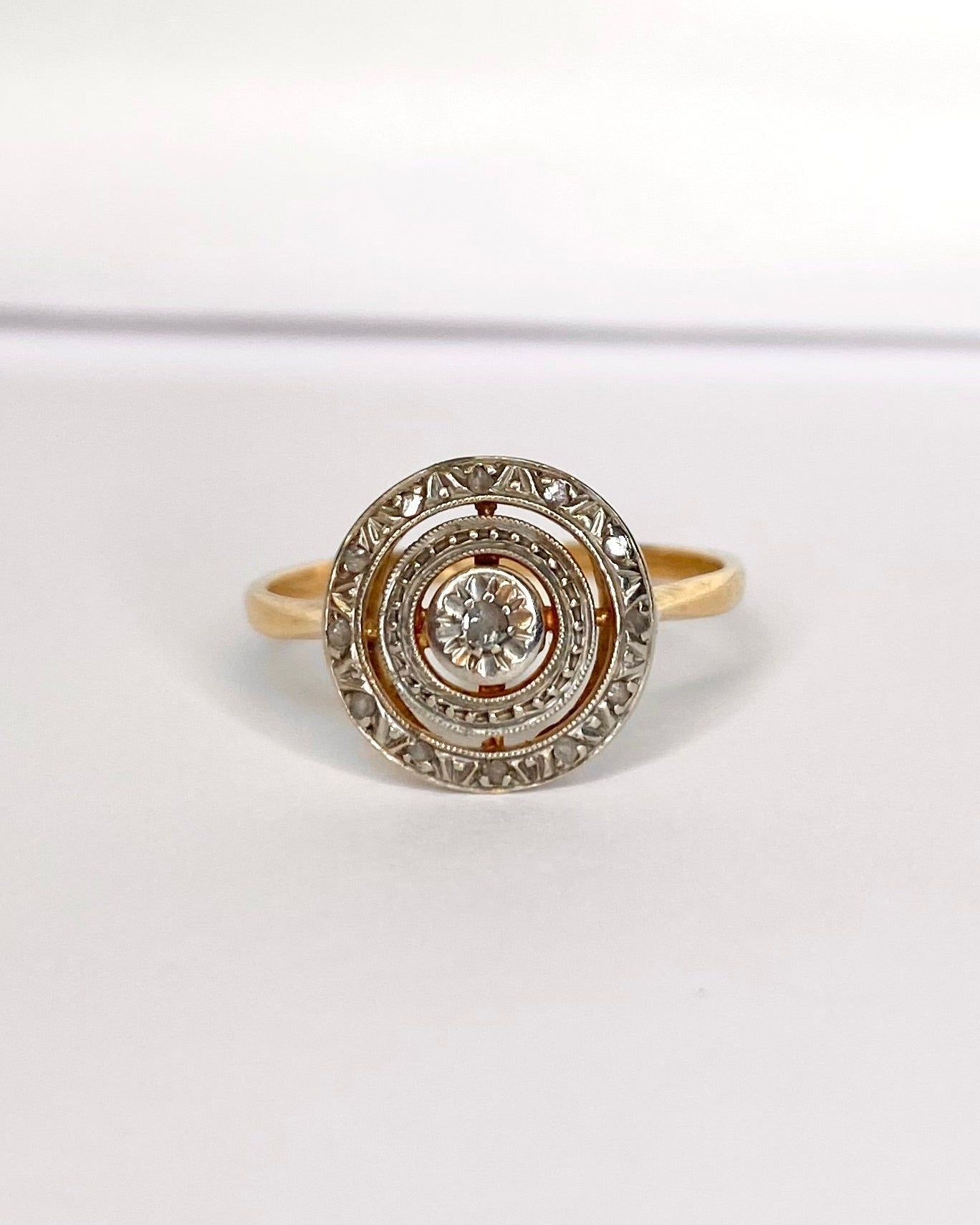 Bague Art - Déco Diamants "Clara" - Elliade Paris