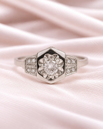 Bague Art-Déco Diamants "Clara" - Elliade Paris