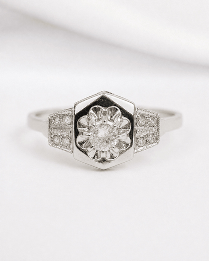 Bague Art-Déco Diamants "Clara" - Elliade Paris