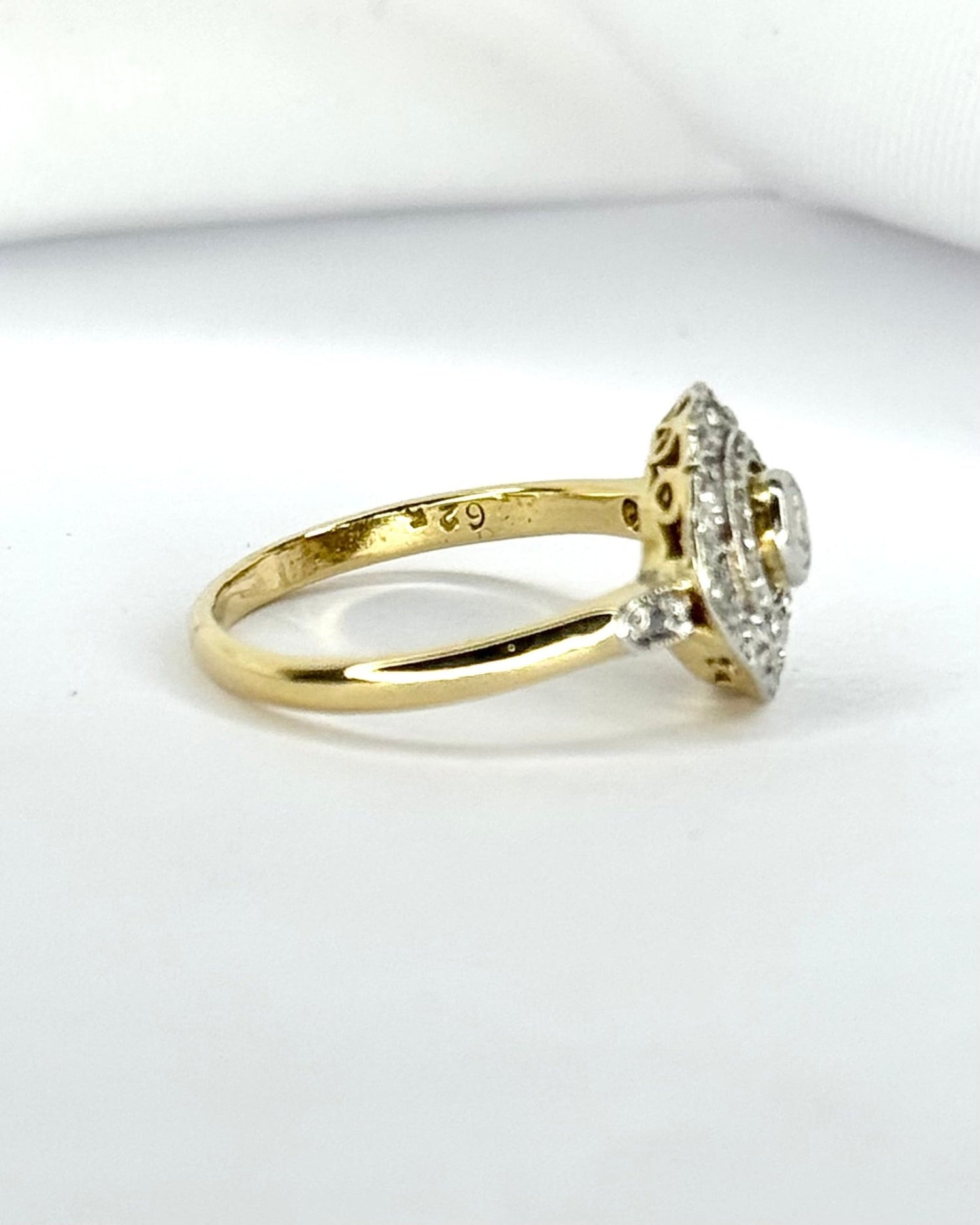 Bague Art-Déco Diamants "Cynthia" - Elliade Paris