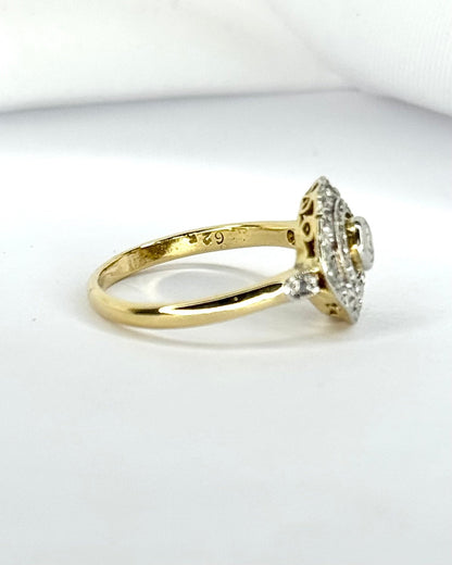Bague Art-Déco Diamants "Cynthia" - Elliade Paris