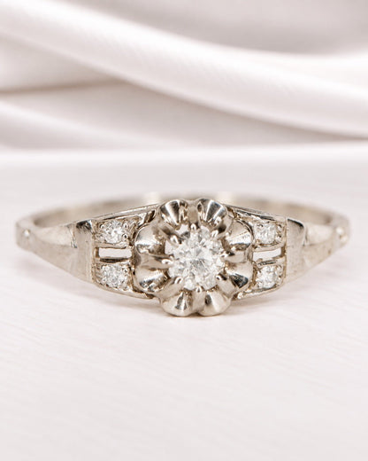 Bague Art-Déco Diamants "Cyrielle" - Elliade Paris