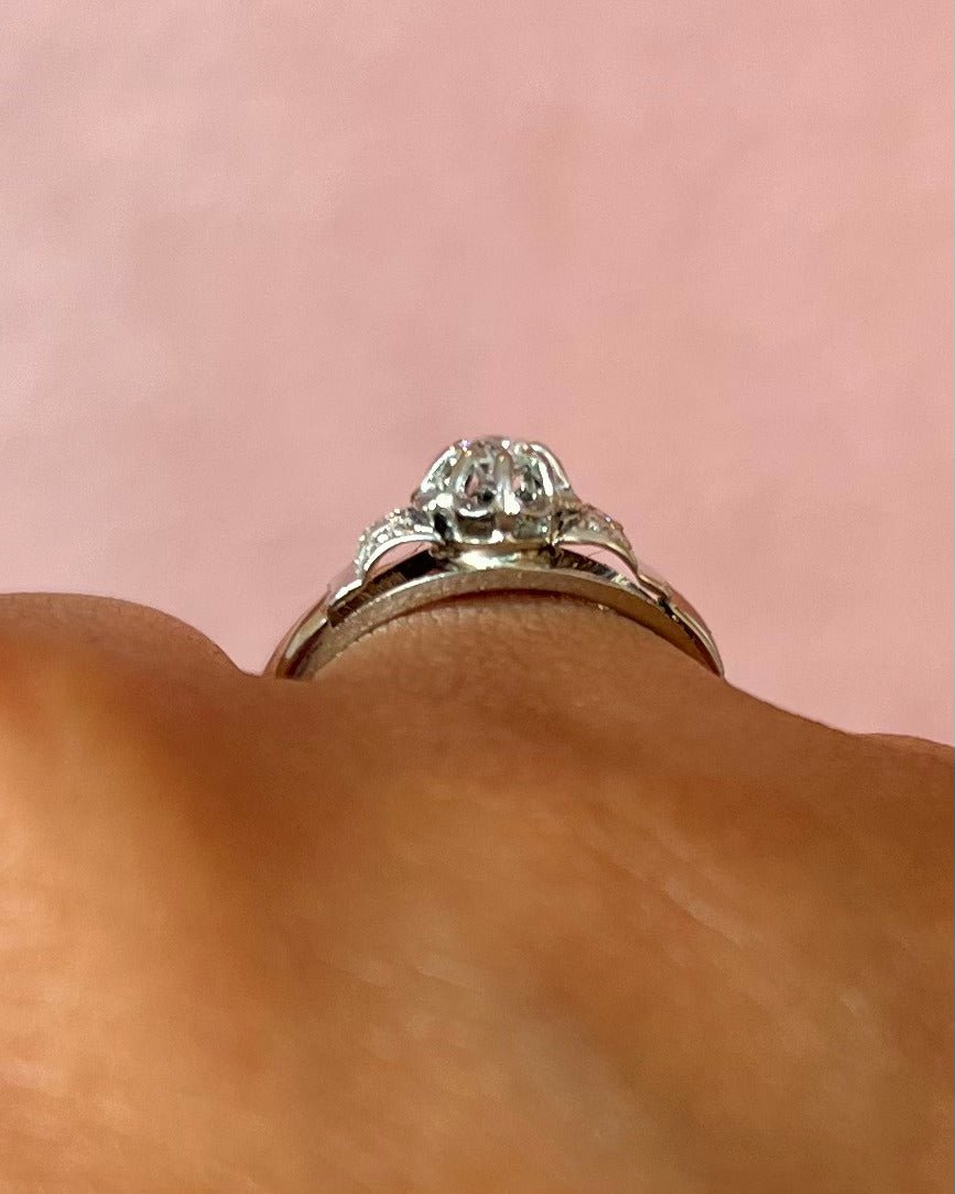 Bague Art-Déco Diamants "Cyrielle" - Elliade Paris