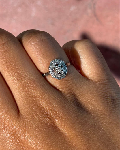Bague Art-Déco Diamants "Doriane" - Elliade Paris