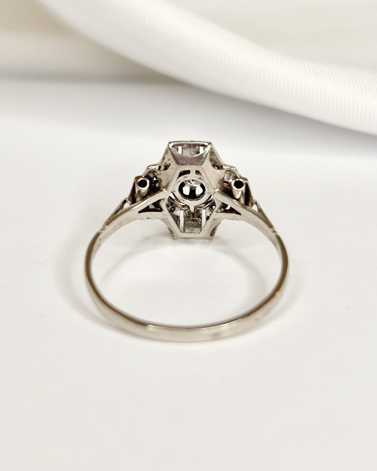 Bague Art - Déco Diamants "Ella" - Elliade Paris