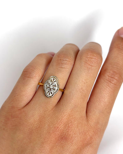 Bague Art Déco Diamants "Emily" - Elliade Paris