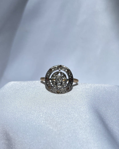 Bague Art - déco diamants &quot;Emma&quot; - Elliade Paris