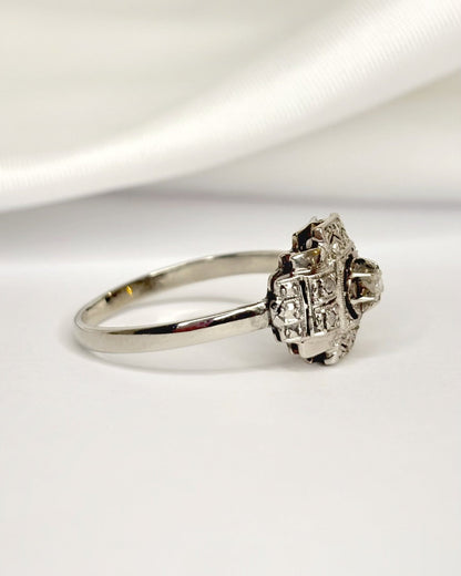 Bague Art-Déco Diamants "Emma" - Elliade Paris