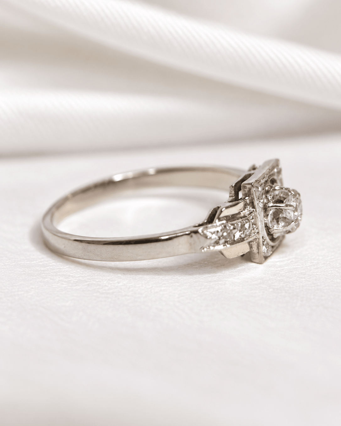 Bague Art-Déco Diamants "Erica" - Elliade Paris