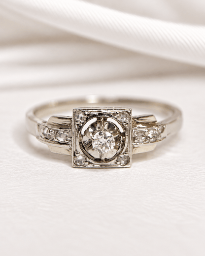 Bague Art-Déco Diamants "Erica" - Elliade Paris