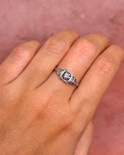 Bague Art-Déco Diamants "Erica" - Elliade Paris