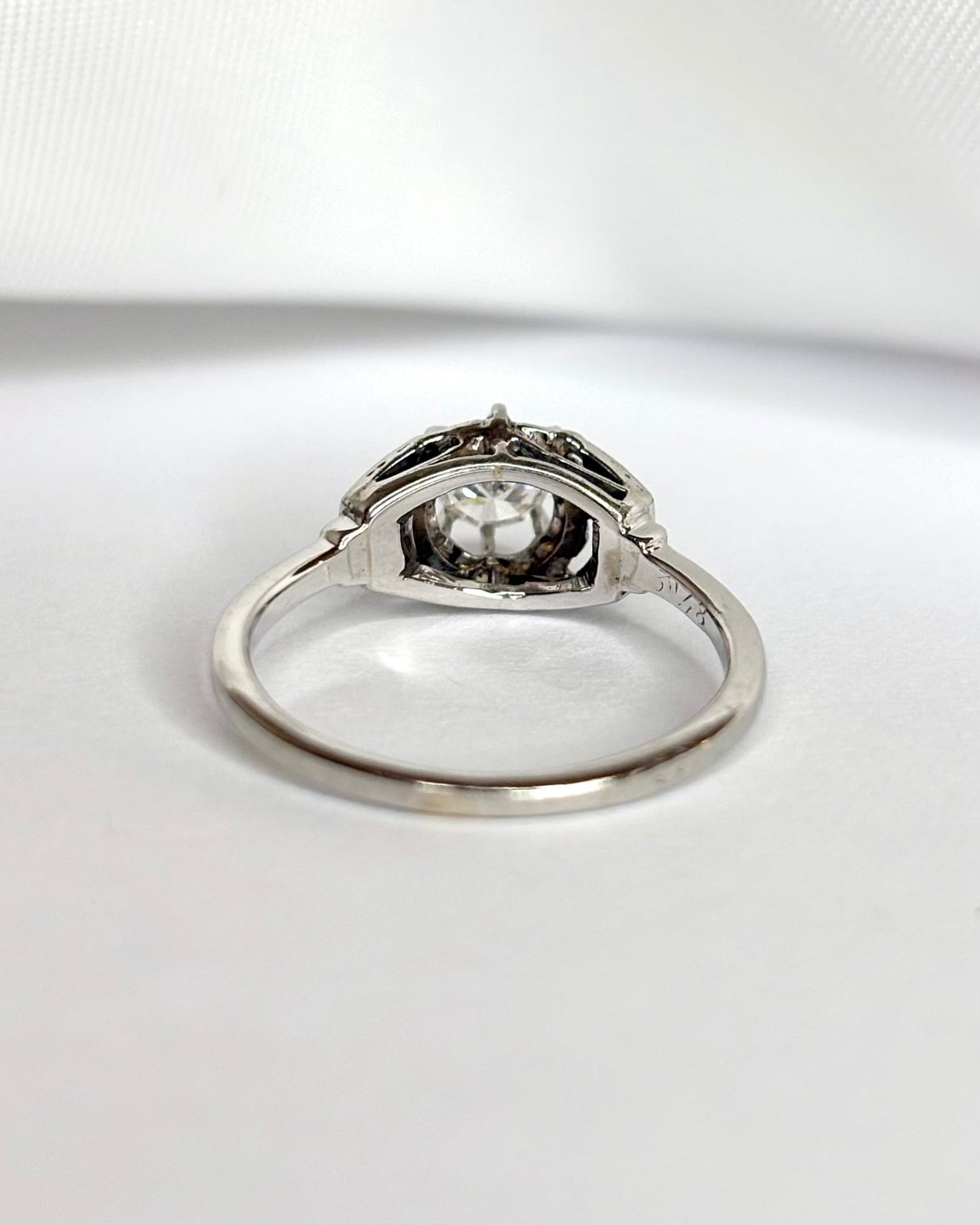 Bague Art Déco Diamants "Esmeralda" - Elliade Paris