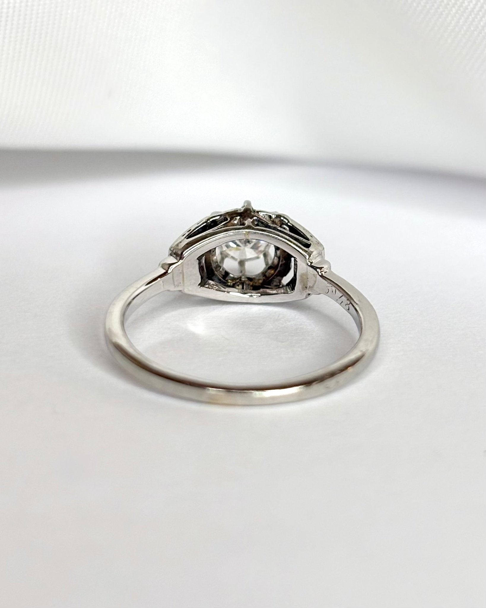 Bague Art Déco Diamants "Esmeralda" - Elliade Paris